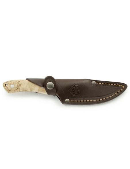 Cuchillo Puma IP Abedul 309711 Hoja 10.2cm mango abedul/cocobolo + funda cuero
