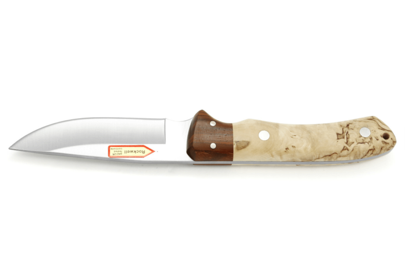 Cuchillo Puma IP Abedul 309711 Hoja 10.2cm mango abedul/cocobolo + funda cuero