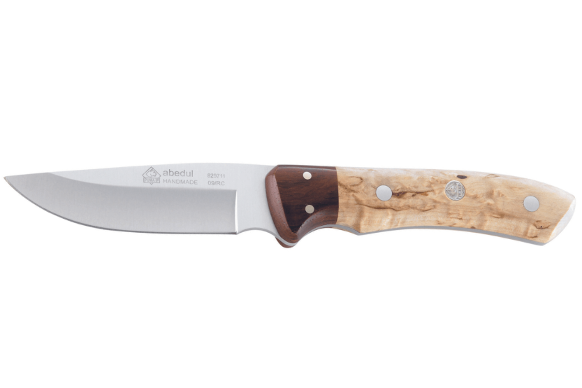 Cuchillo Puma IP Abedul 309711 Hoja 10.2cm mango abedul/cocobolo + funda cuero