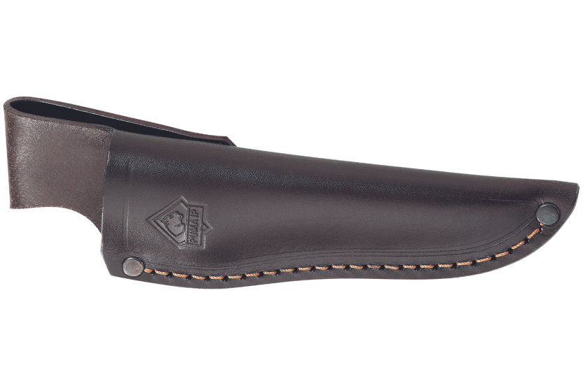 Puma Kniv IP Ondular III Olive 310210 10,2cm blad olivträhandtag + läderslida