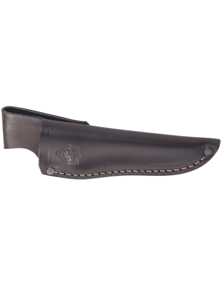 Puma Mes IP Ondular III Olive 310210 10,2cm lemmet olijf houten handvat + leren schede