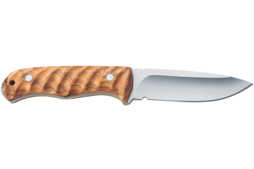 Puma Kniv IP Ondular III Olive 310210 10,2cm blad olivträhandtag + läderslida
