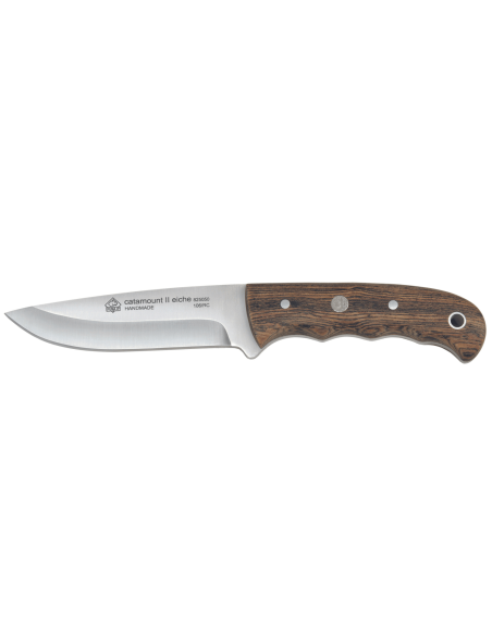 Messer Puma IP Catamount II Eiche 307411 Klinge 11cm Eichenholzgriff + Lederetui