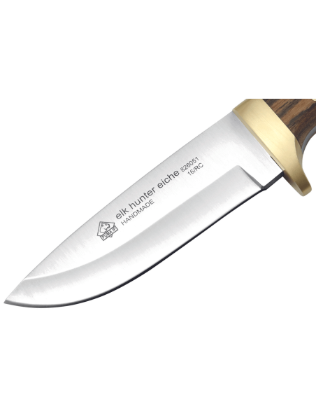Puma IP Elk Hunter Eiche knife 304510 10.5cm blade oak handle + leather sheath