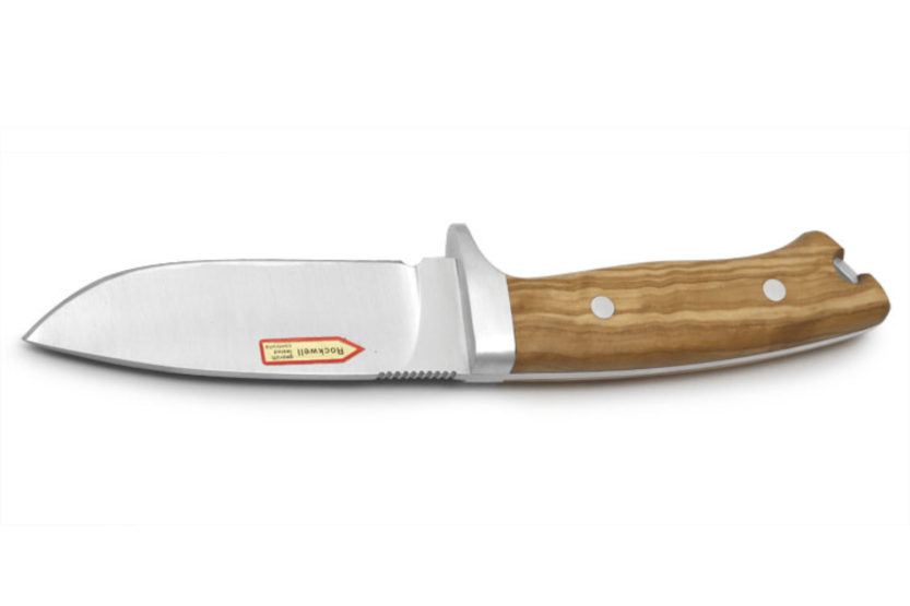 Puma IP La Cabra kniv 299911 10,2cm blad olivträhandtag + läderslida