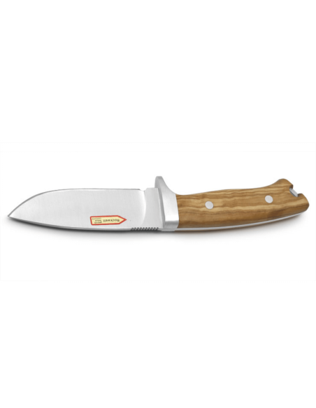 Puma IP La Cabra veitsi 299911 10.2cm terä oliivipuun kahva + nahkatuppi