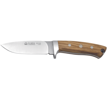 Puma IP La Cabra kniv 299911 10,2 cm blad oliventrehåndtak + skinnslire