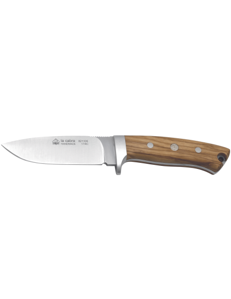 Puma IP La Cabra kniv 299911 10,2cm blad olivträhandtag + läderslida