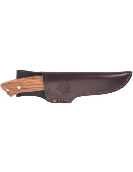 Puma IP La Cabra knife 299911 10.2cm blade olive wood handle + leather sheath