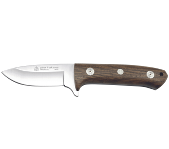 Puma Knife IP Pollux II Oak 307609 9cm blade bocote wood handle + leather sheath