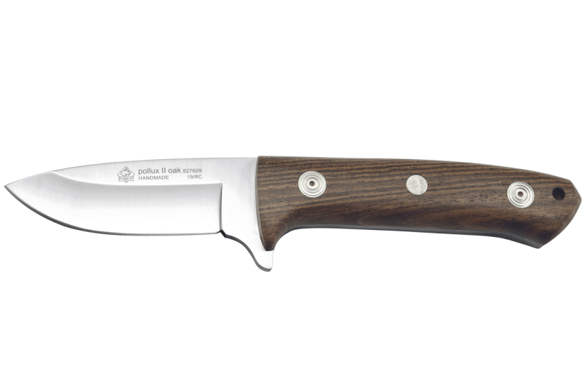 Cuchillo Puma IP Pollux II Roble 307609 9cm hoja mango madera bocote + funda cuero