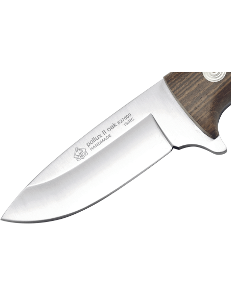 Puma Knife IP Pollux II Oak 307609 9cm blade bocote wood handle + leather sheath