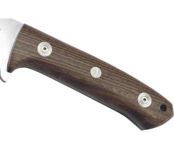 Puma Knife IP Pollux II Oak 307609 9cm blade bocote wood handle + leather sheath 2