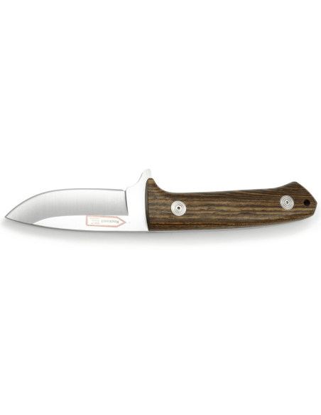 Faca Puma IP Pollux II Oak 307609 Cabo em madeira de bocote com 9 cm de lâmina + bainha em pele