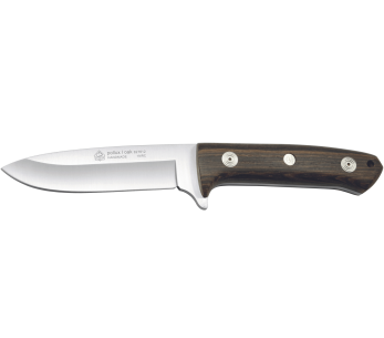 Kniv Puma IP Pollux I Ek 307612 blad 11,7cm bocoträhandtag + läderslida