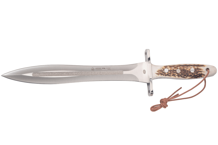 Messer Puma IP Catcher Stag 304927 Klinge 27cm Hirschgeweihgriff + Lederetui