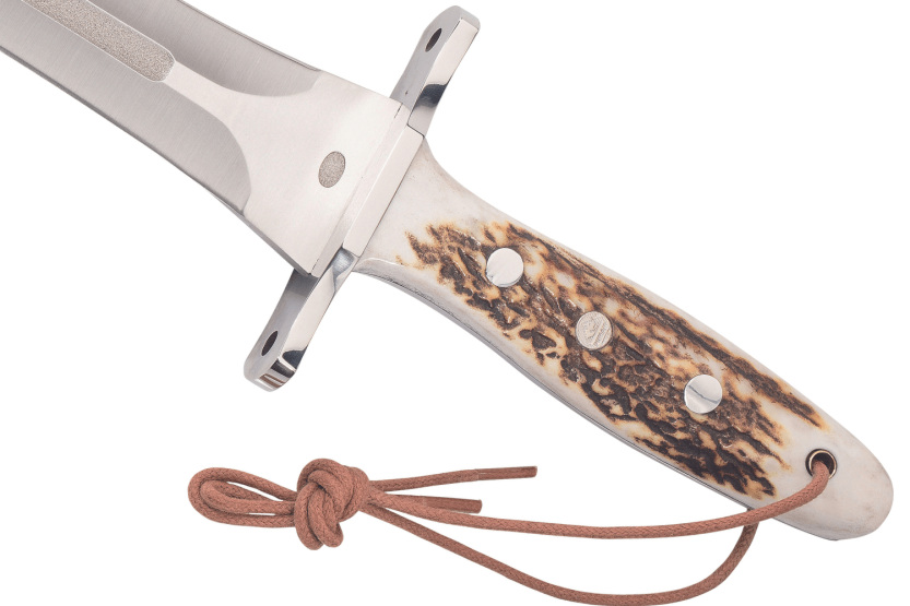 Puma IP Catcher Stag 304927 kniv 27 cm blad gevirhåndtak + skinnslire