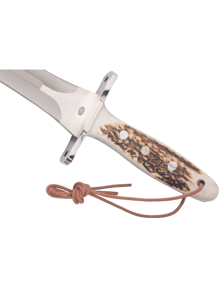 Puma IP Catcher Stag coltello 304927 lama 27cm manico in corno di cervo + fodero in pelle