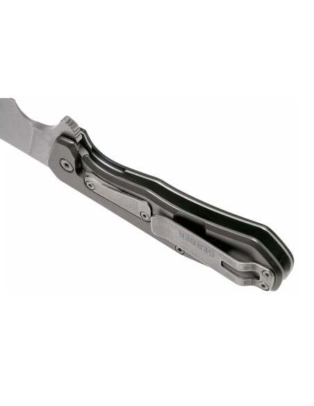 GE001808 Gerber Nuovo coltello pieghevole Asada con manico in alluminio e acciaio inossidabile da 10,9 cm