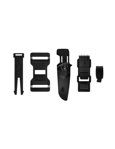 Gerber Principle Black mes GE001659 7.8cm staal mes rubberen handvat + zwarte kydex schede