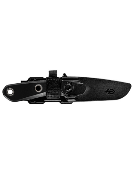 Gerber Principle Black-kniv GE001659 7,8 cm stålblad med gummihåndtak + svart kydex-kappe