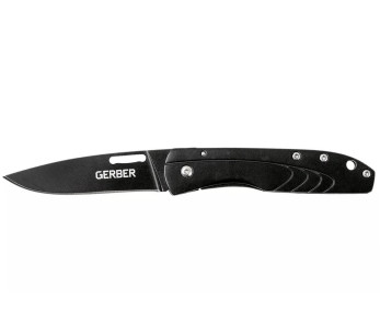 Navalha dobrável Gerber STL 2.5 GE003680 cabo em aço preto 8,6cm
