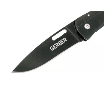 Gerber STL 2.5 foldekniv GE003680 svart stålhåndtak 8,6 cm 2