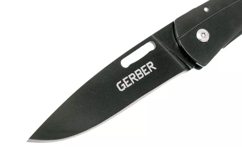 Gerber STL 2.5 foldekniv GE003680 svart stålhåndtak 8,6 cm