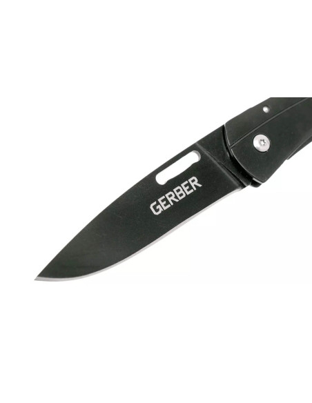 Gerber STL 2.5 foldekniv GE003680 svart stålhåndtak 8,6 cm