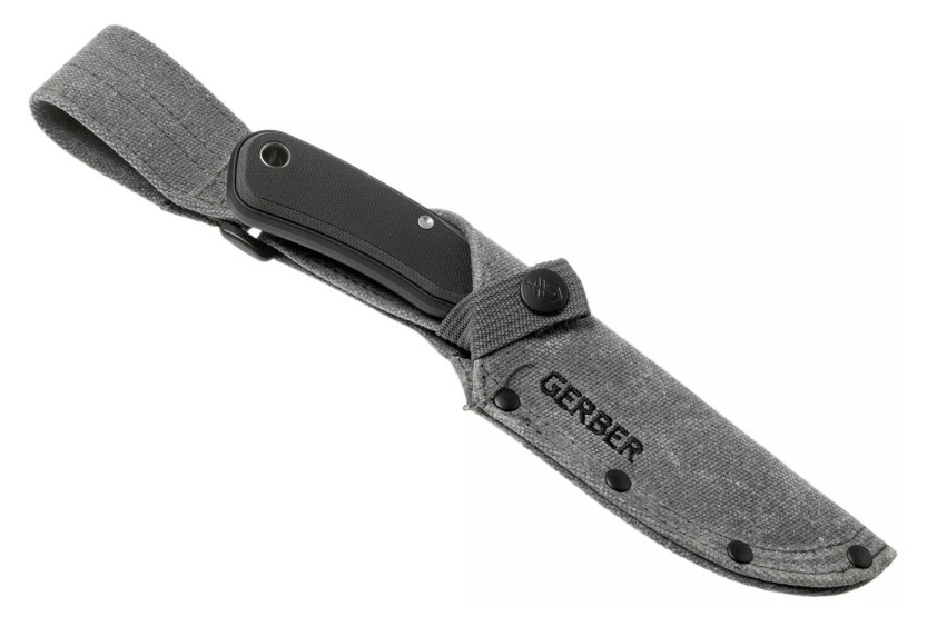 Gerber Downwind Knife GE001817 10.8cm terä G10 kahva + tuppi karabiinilla varustettuna