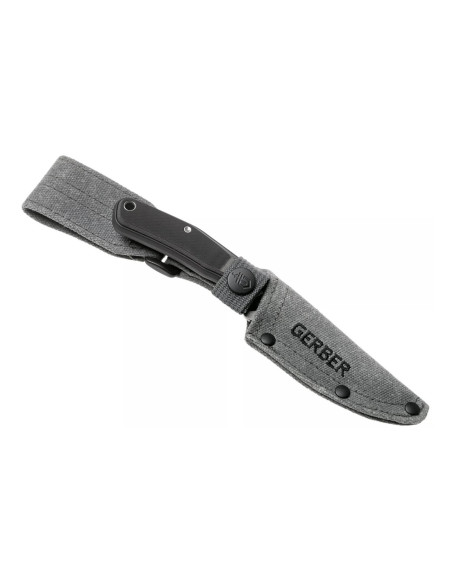 Gerber Downwind Caper GE001820 kniv 8,8 cm blad G10-handtag + slida med karbinhake