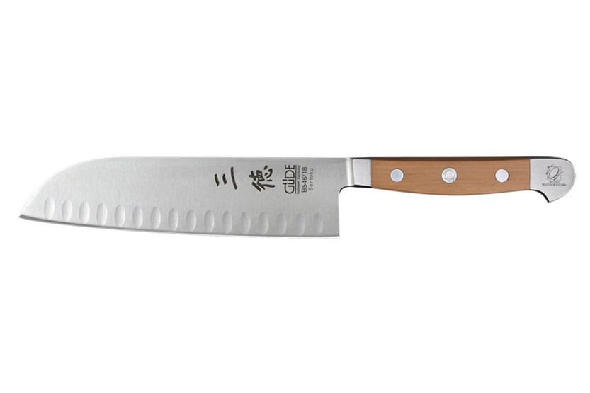 Gude Alpha Poire 18cm gesmeed stalen santoku mes