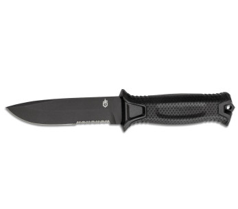 Gerber Strongarm Black GE003648 veitsi 12.2cm terä musta nylon/lasikuitukahva tuppeineen