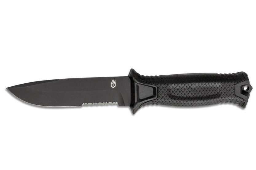 Gerber Strongarm Black GE003648 coltello lama 12,2 cm manico nero in nylon/fibra di vetro con fodero