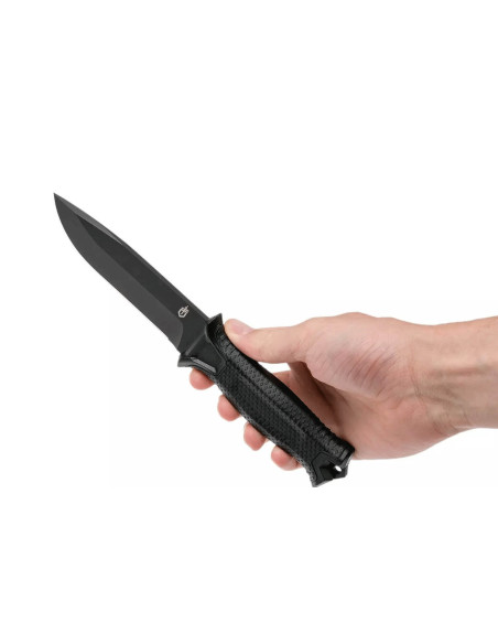 Cuchillo Gerber Strongarm Black GE003648 hoja 12.2cm mango negro nylon/fibra de vidrio con funda