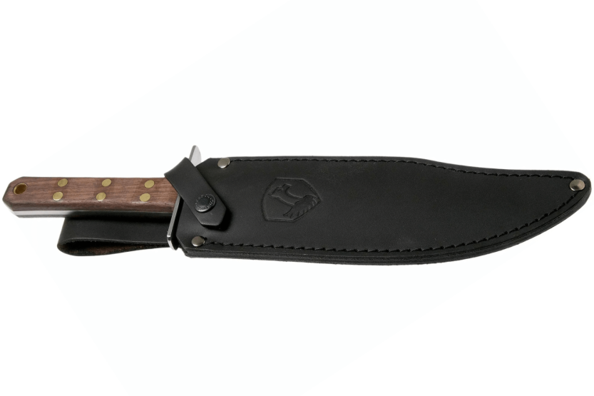 Faca Condor Undertaker 62706 Bowie com 25,9 cm de lâmina e cabo em nogueira + bainha em pele