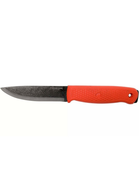 63849 Condor Terrasaur Desert Knife lama da 10,4 cm manico in polipropilene arancio con fodero