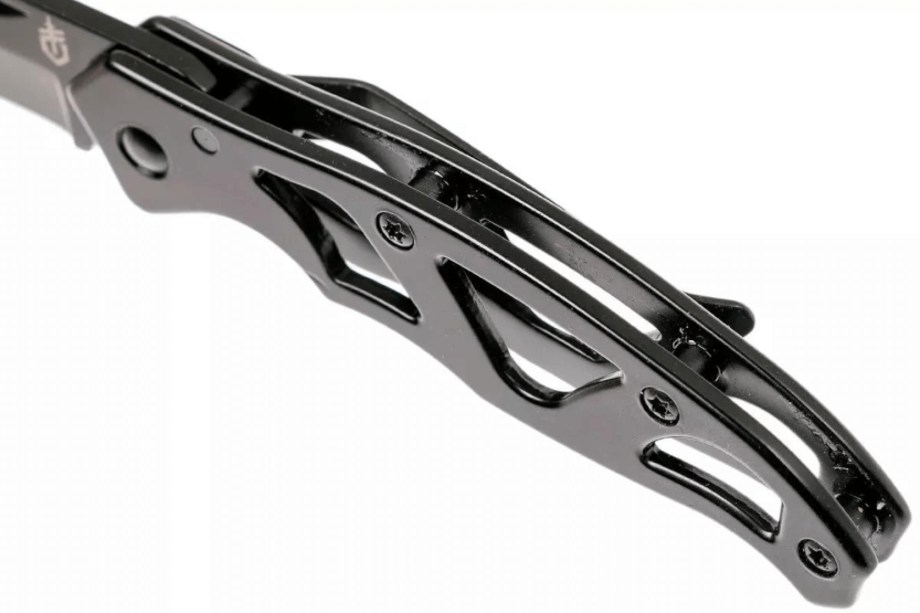 GE003631 Gerber Paraframe Mini Tanto folding knife 7.6cm openwork steel handle