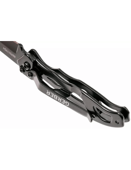 GE003631 Gerber Paraframe Mini Tanto folding knife 7.6cm openwork steel handle