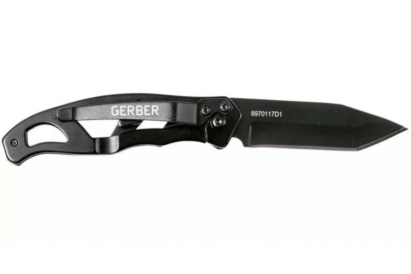 GE003631 Gerber Paraframe Mini Tanto folding knife 7.6cm openwork steel handle