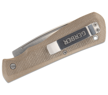 Gerber Mansfield fällkniv GE001908 naturligt micarta handtag 10,8cm 2
