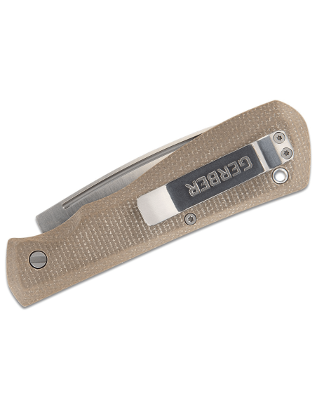 Gerber Mansfield taittoveitsi GE001908 luonnollinen micarta kahva 10,8cm