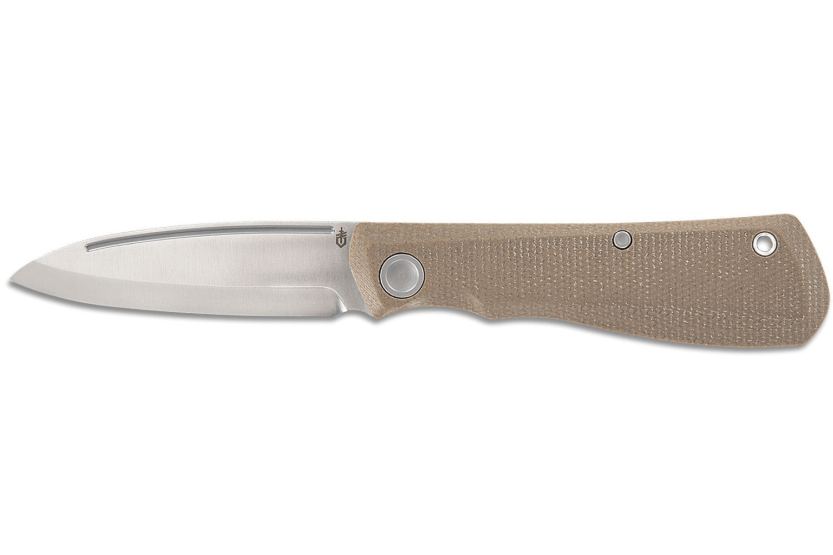 Gerber Mansfield foldekniv GE001908 naturligt micarta-håndtag 10,8 cm