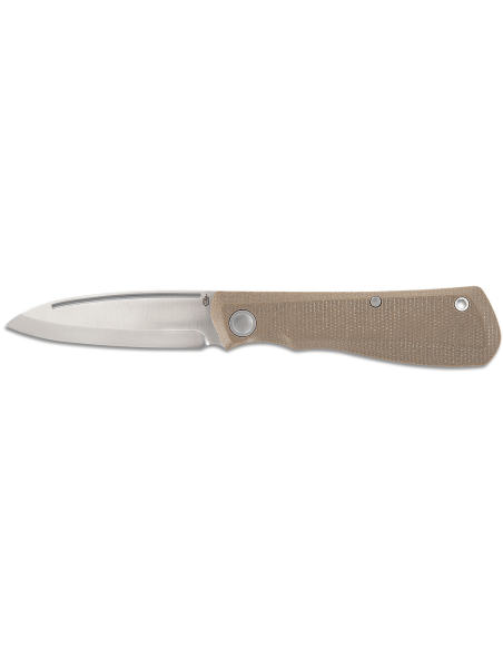 GE001908 Navalha dobrável Gerber Mansfield Cabo em micarta natural de 10,8 cm