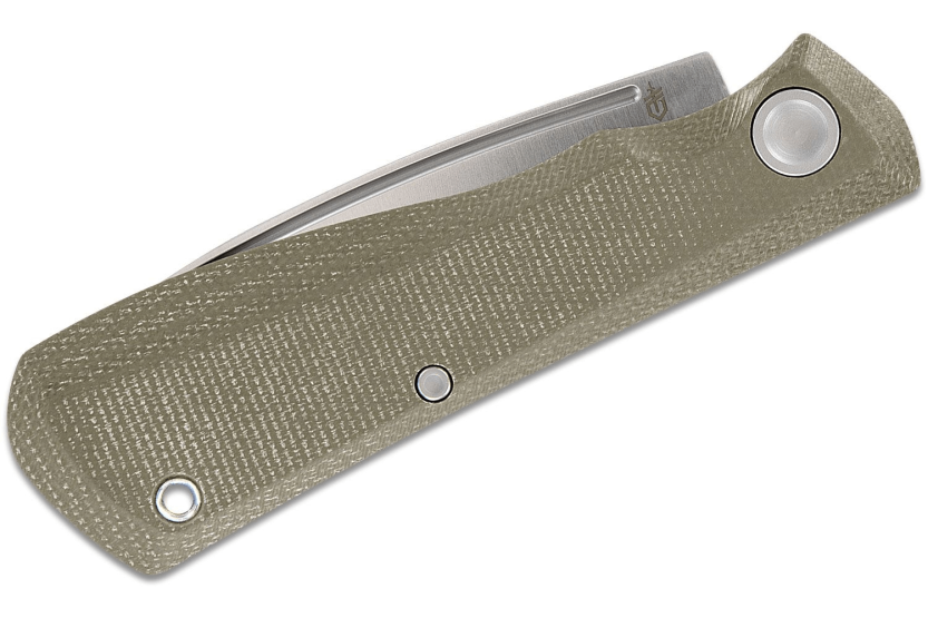 GE001910 Navaja Gerber Mansfield con mango de micarta olivo de 10.8cm