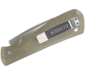 Gerber Mansfield GE001910 foldekniv 10,8 cm oliven micarta håndtag 2