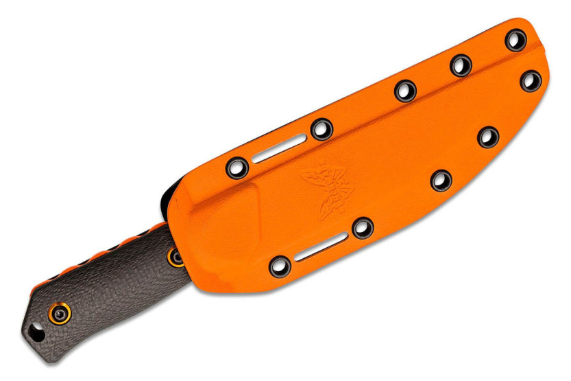 Benchmade Raghorn 15600OR kniv 11,8 cm klinge kulfiberhåndtag + boltaron etui