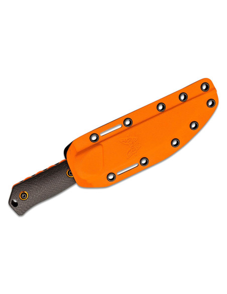 Messer Benchmade Raghorn 15600OR Klinge 11,8cm Griff aus Kohlefaser + boltaron Etui