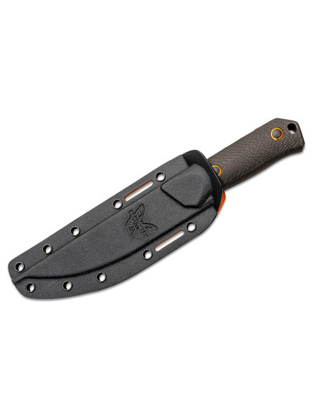 Benchmade Raghorn 15600OR veitsi 11,8cm terä hiilikuitukahva + boltaron kotelo