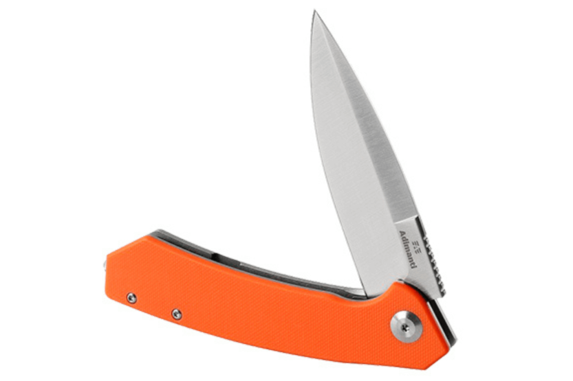 Ganzo Skimen GSKIMENOR folding knife G10 orange handle 12cm